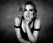 pic for Scarlett Johansson Black And White 